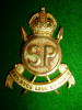 Swaziland Police gilt Officer's Cap Badge circa 1932-56  